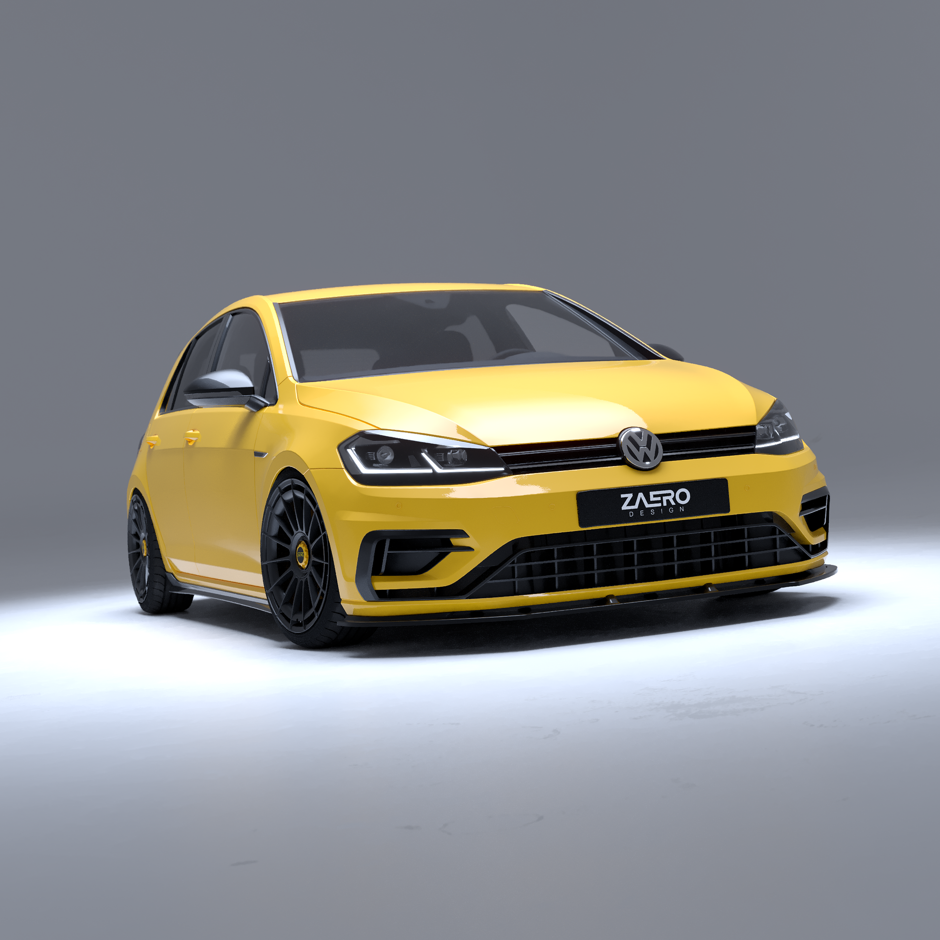 EVO-1 Front Lip/Splitter for Volkswagen Golf MK7.5R 2018-2021