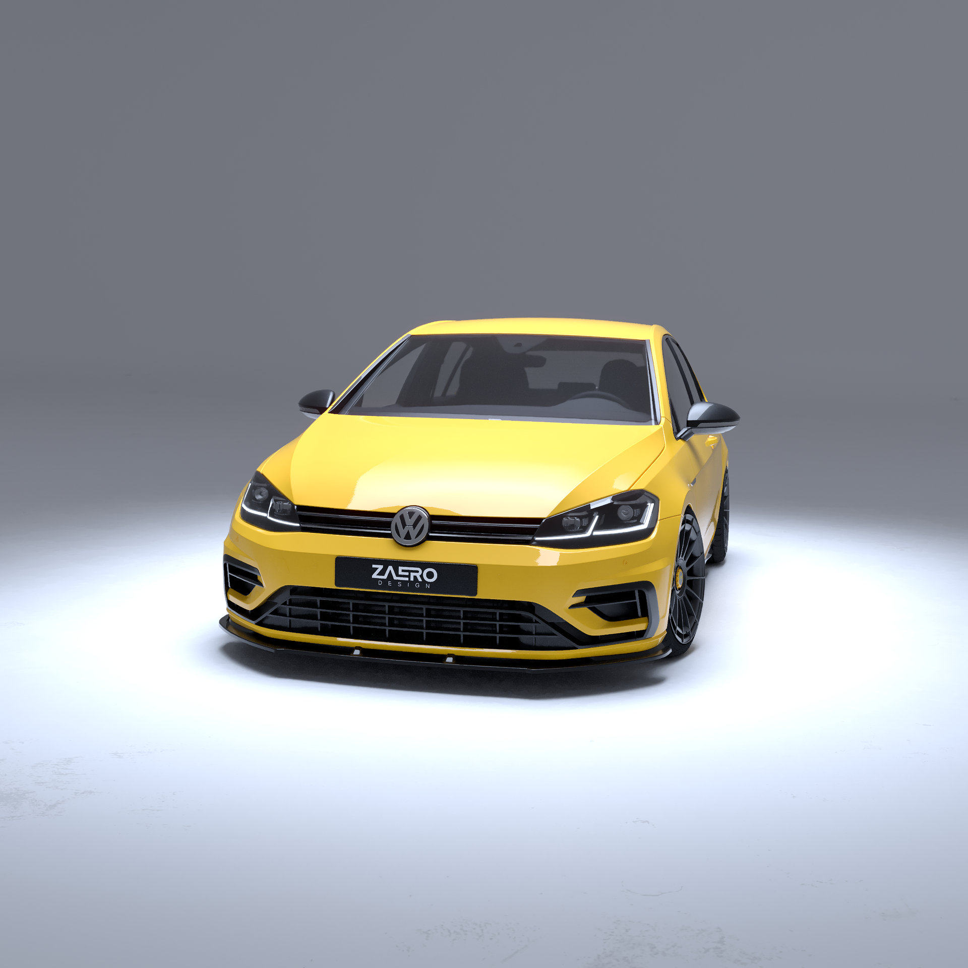 EVO-1 Front Lip/Splitter for Volkswagen Golf MK7.5R 2018-2021