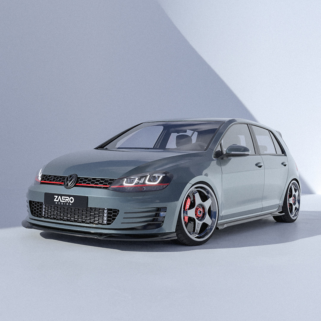 EVO-1 Front Lip/Splitter for Volkswagen Golf GTI MK7 2013-2017
