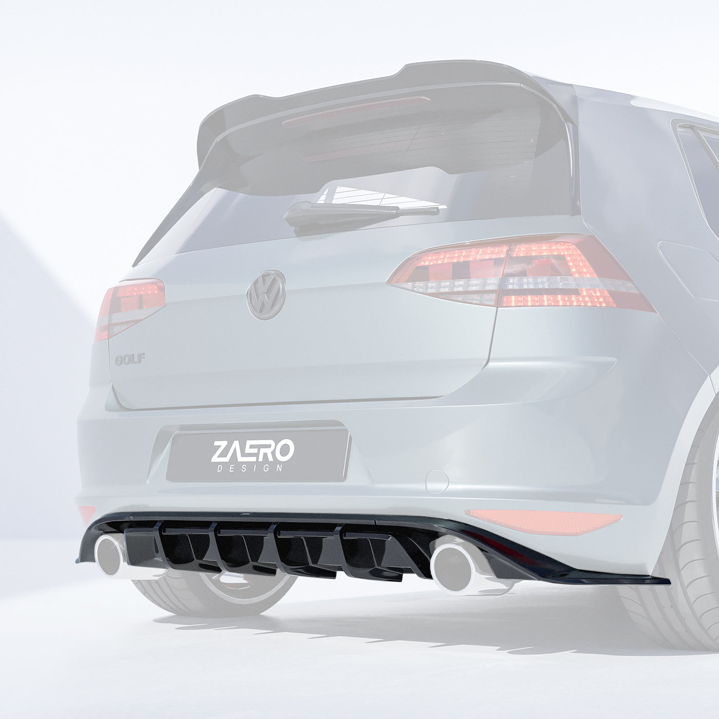 EVO-1 Rear Diffuser for Volkswagen Golf GTI MK7 2013-2017