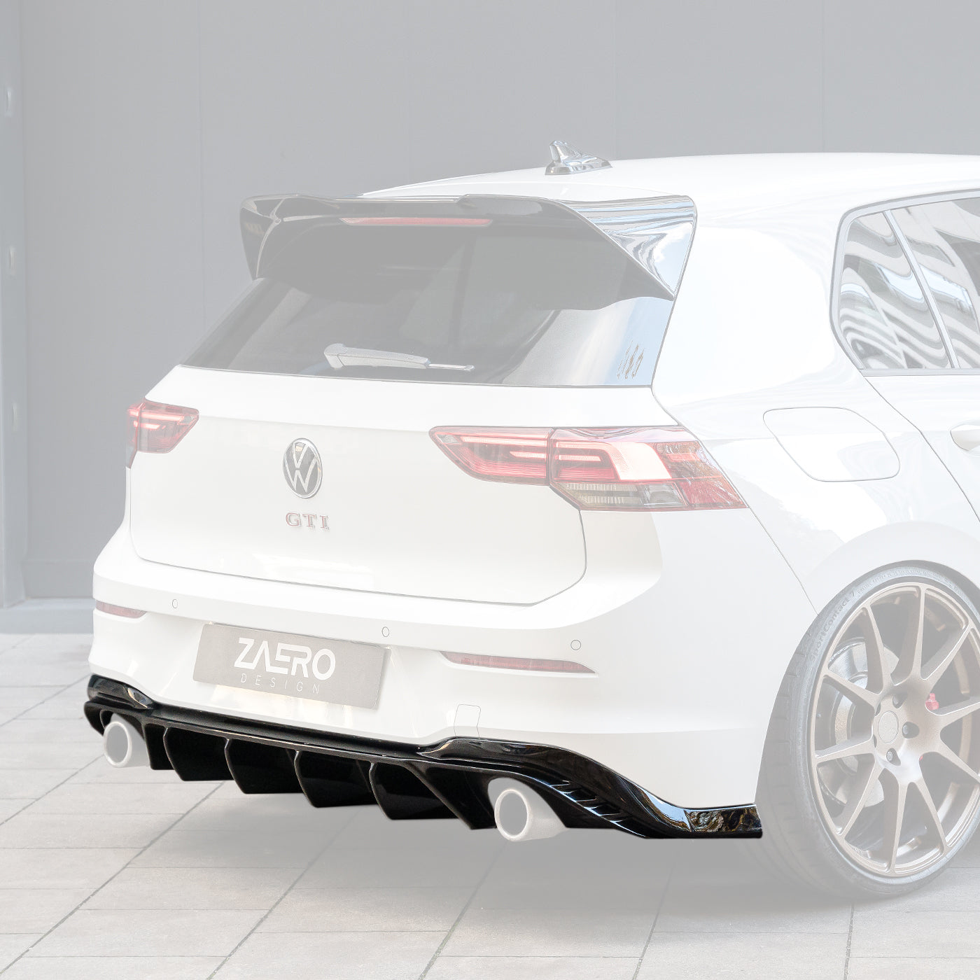 EVO-1 Rear Diffuser for Volkswagen Golf GTI MK8 2021+