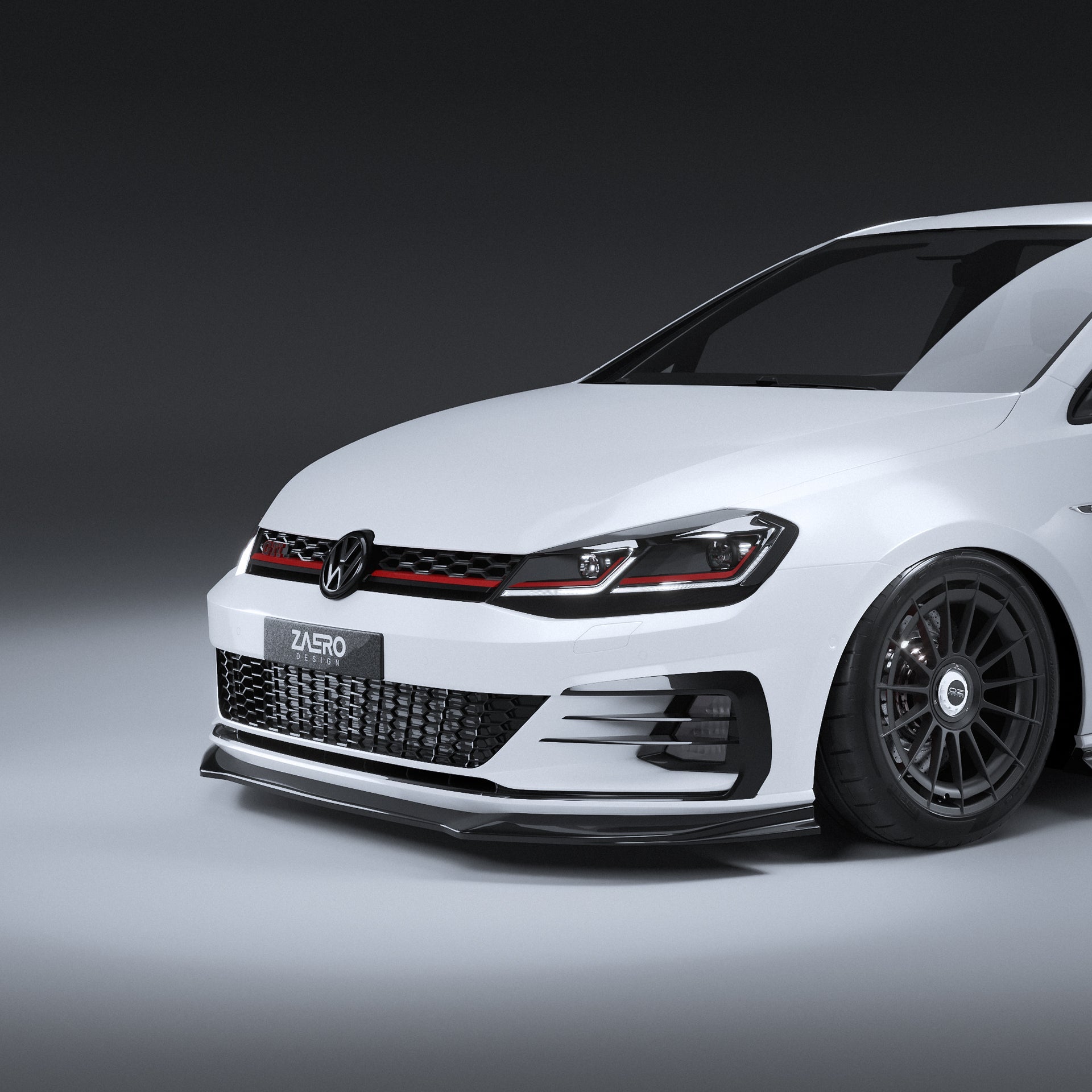EVO-1 Front Lip/Splitter for Volkswagen Golf GTI MK7.5 2018-2021