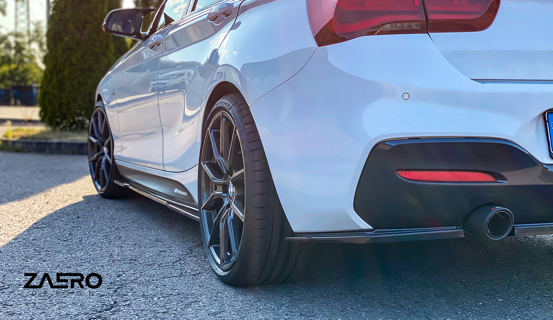 EVO-1 Rear Diffuser & Rear Splitters for BMW 1 Series F20 (LCI) 2016-2019