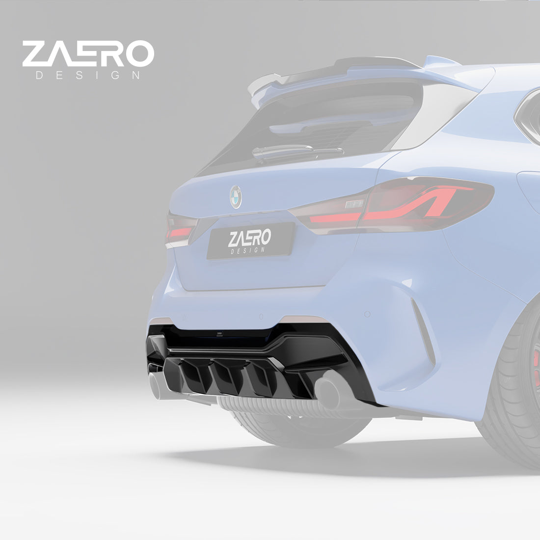 EVO-1 Diffuser for BMW 1 Series F40 (Pre-LCI)[Dual Exit] 2020-2023
