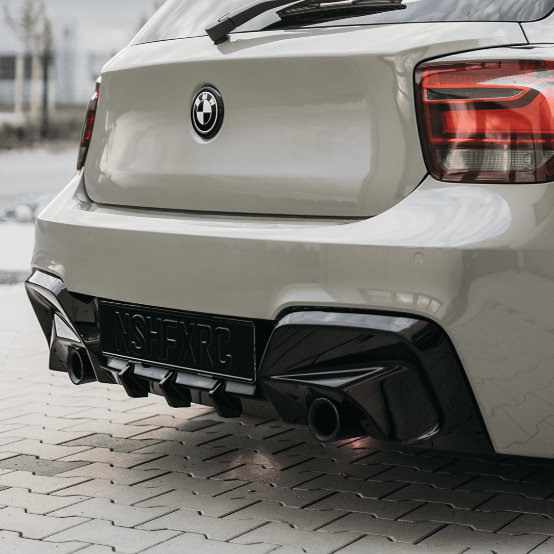 EVO-1 Rear Diffuser for BMW 1 Series F20 (Pre LCI) 2012-2015