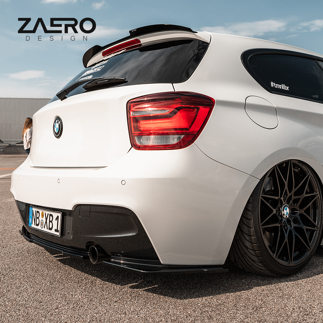 EVO-1 Rear Diffuser & Rear Splitters for BMW 1 Series F20 (Pre LCI) 2012-2015