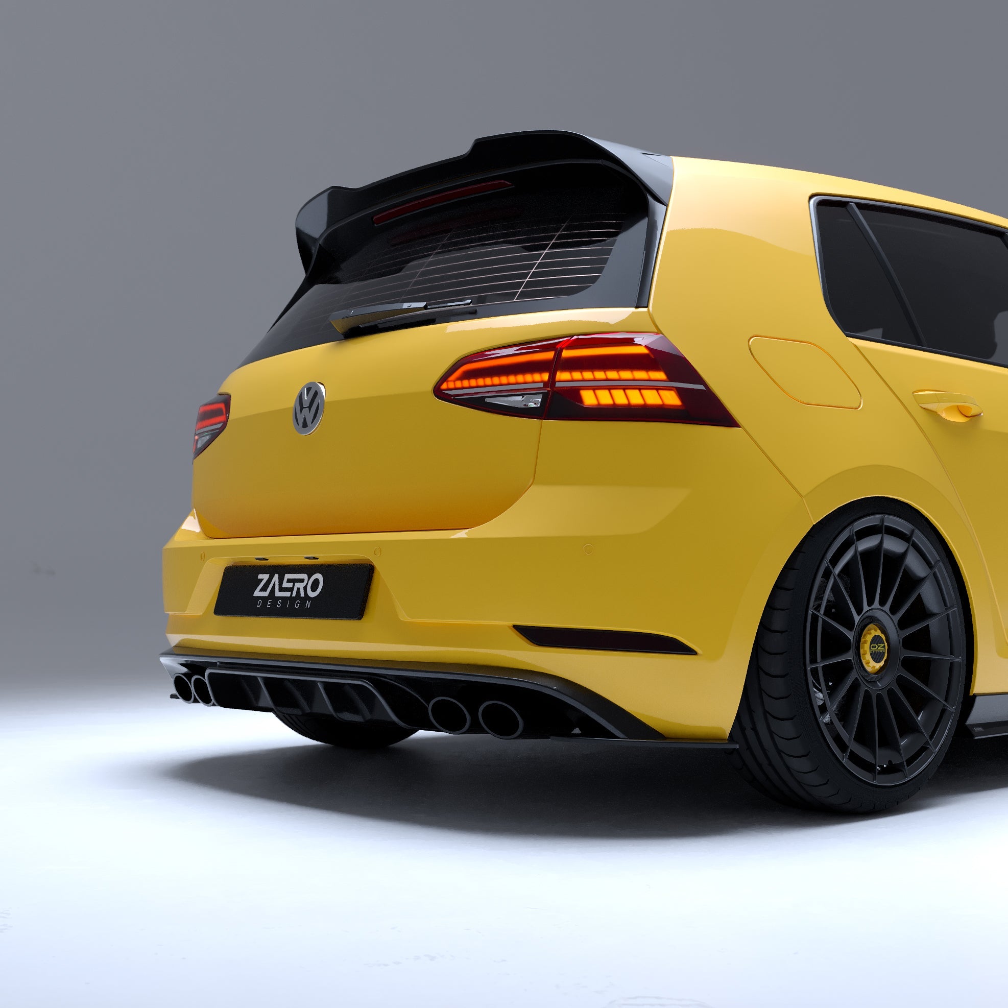 EVO-1 Rear Diffuser for Volkswagen Golf MK7.5R 2018-2021