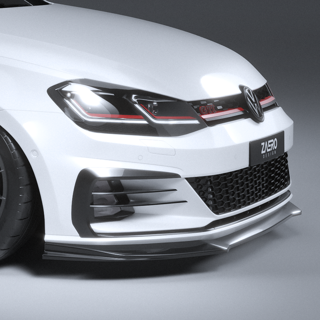 EVO-1 Front Lip/Splitter for Volkswagen Golf GTI MK7.5 2018-2021