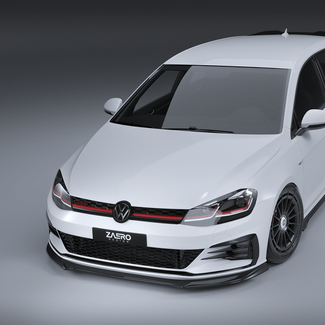 EVO-1 Front Lip/Splitter for Volkswagen Golf GTI MK7.5 2018-2021