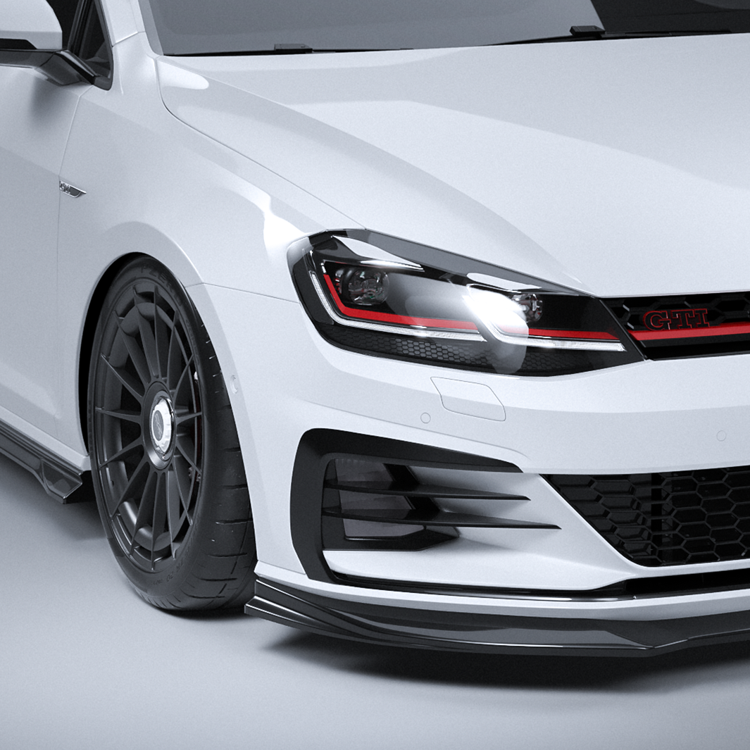 EVO-1 Front Lip/Splitter for Volkswagen Golf GTI MK7.5 2018-2021