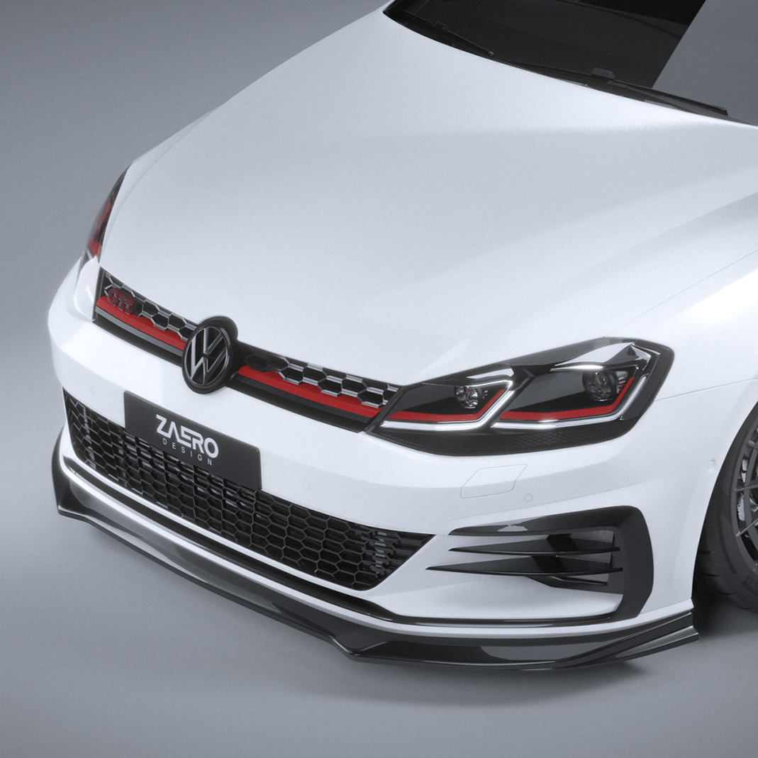 EVO-1 Front Lip/Splitter for Volkswagen Golf GTI MK7.5 2018-2021